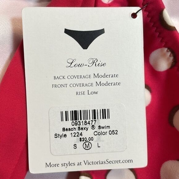 Victoria’s Secret and Lulus woman’s bikini bottoms. Bundle two. Size M. - Picture 4 of 6